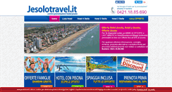 Desktop Screenshot of jesolotravel.it